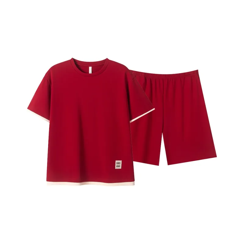 ROUKEER Men Pajama Sets-7