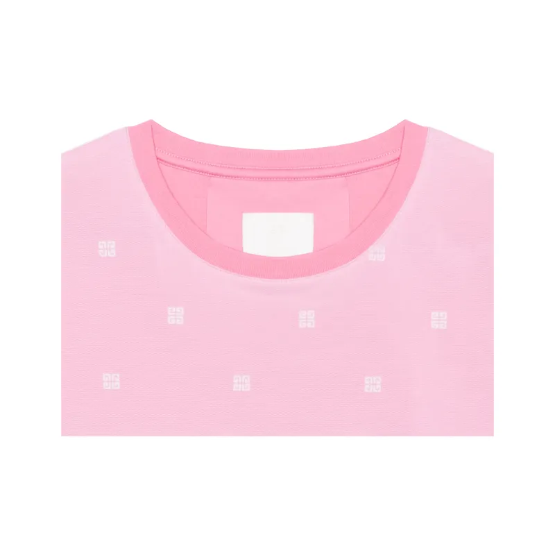 Givenchy Logo print Mesh overlay Dress-7