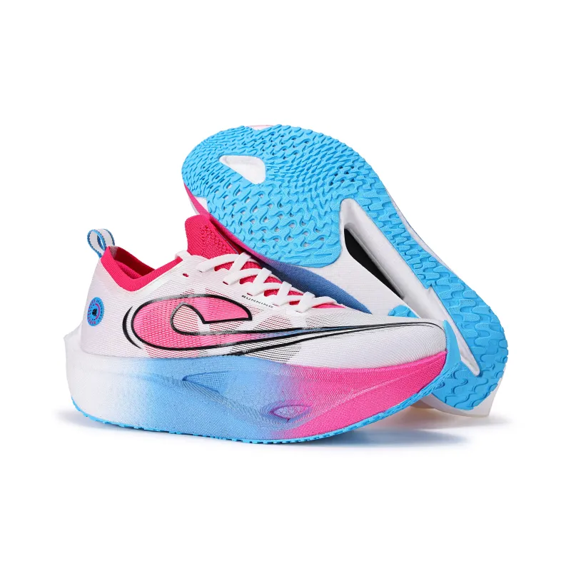 JEANSWEST Cushioning, Wear Resistant Low Top Running Shoes Unisex The Sea Of Cherry Blossoms Chases The Light-5