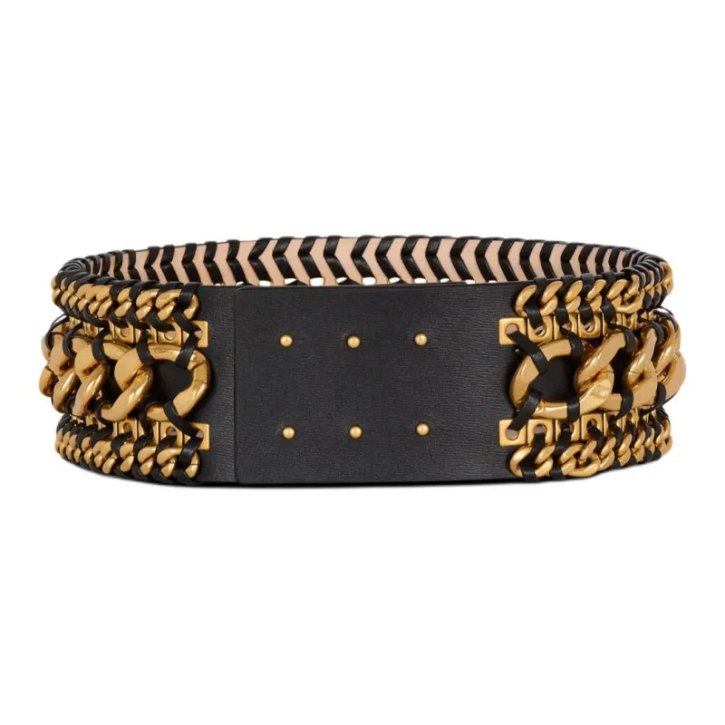 BALMAIN Leather Belt-1