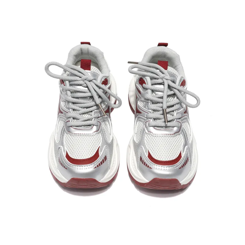 Dawei's House Slip Resistant Breathable Low Top Chunky Sneakers Women's-10