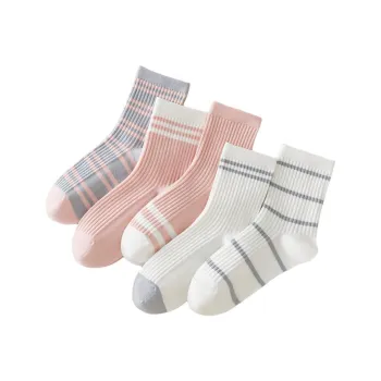 Lan Miao Mid Calf Socks Women's 5 Pack