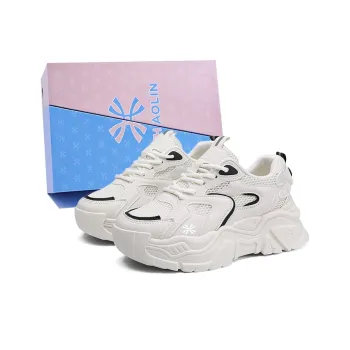 YUZHAOLIN Anti Slip And Wear Resistant Height Increasing Low Top Chunky Sneakers Women's Box