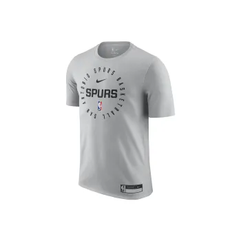 Nike x NBA San Antonio SpursDri Fit Legend On Court Practice Performance T Shirt Men's Silver
