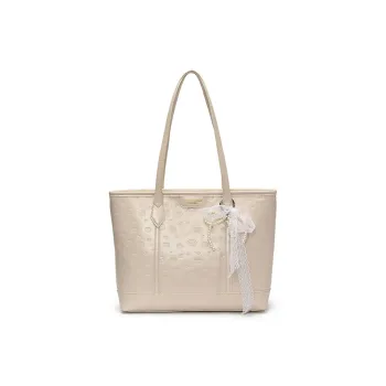 HCXK PU Tote Bag Shopping Bag Shoulder Bags Women's White/Black/Pink