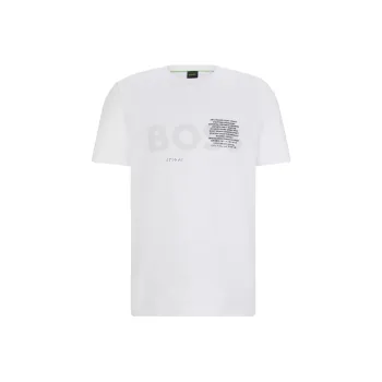 HUGO BOSS Logo Printed Crewneck T Shirt