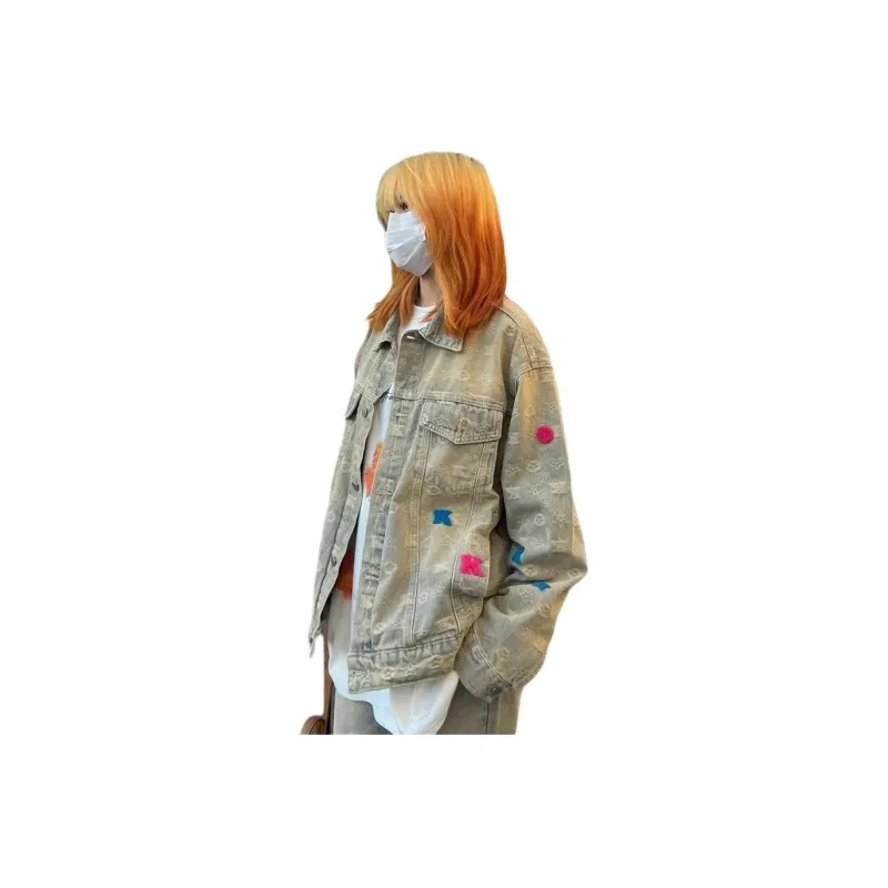 EDCO BREAK SILENCE Denim Jacket Unisex Yellow Mud-2