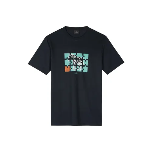 Paul Smith Zebra Jigsaw print T shirt
