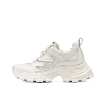 GG CC Casual White Sneakers Anti Slip And Wear Resistant Lightweight Low Top Chunky Sneakers Women's White