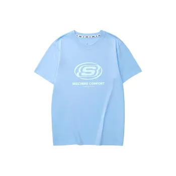 Skechers T Shirt Unisex Sky Blue