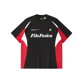 FILA FUSION FUSION LIFEFOB T Shirt Unisex Jet Black