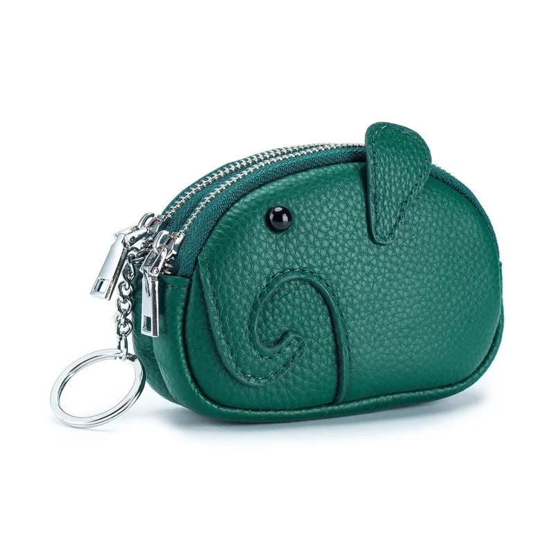 Tong Tong Rabbit Top Grain Cow Leather Coin Purse Regular Women's Multicolor-24