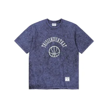Thisisneverthat SS24 Faded Basketball Tee T Shirt Unisex Purple Blue