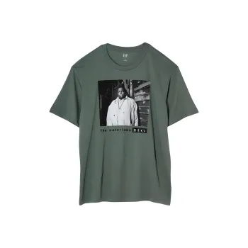 GAP Legendary Artist Series T-Shirts Men Green