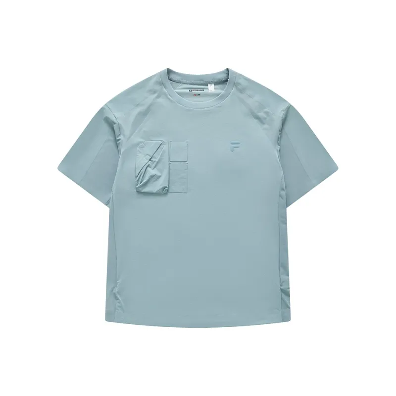 FILA FUSION T Shirts Men Uniform Blue-0