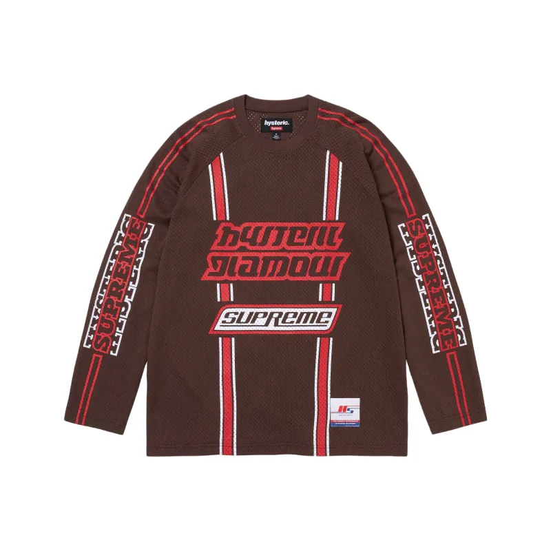 Supreme Hysteric Glamour Mesh L/S Top-5