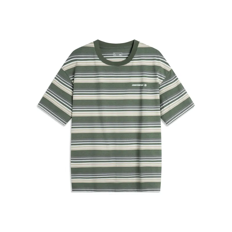 LiNing CF Tracing T Shirt Men's Ghost Scallion-0