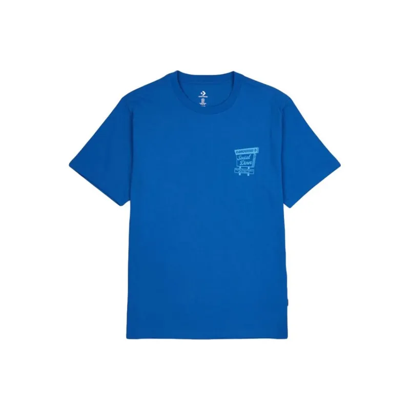 Converse T Shirts Men Blue-0