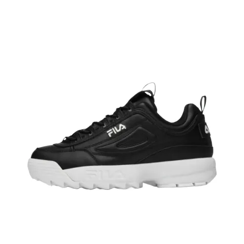 FILA Disruptor 2 Low Top Casual Shoes Women's Black White