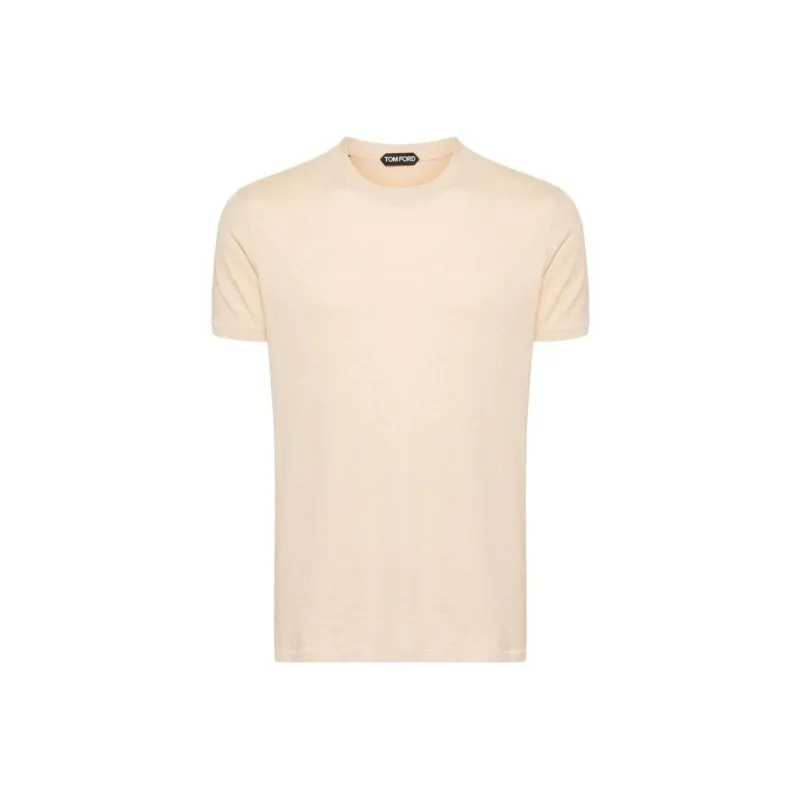 TOM FORD Logo embroidered Jersey T shirt-0