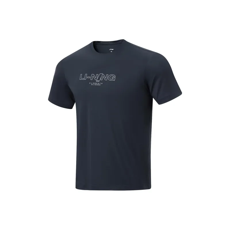 LiNing Fitness Series T-Shirt Men's Dark Blue-0