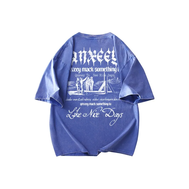 Qnxeey T Shirts Unisex-7
