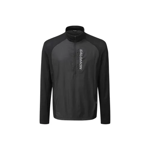 SALOMON T-Shirts Men Black