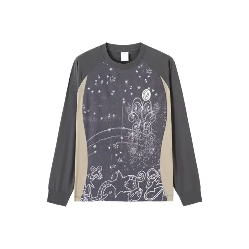 CONP AW24 T Shirt Unisex Beige Gray Accented