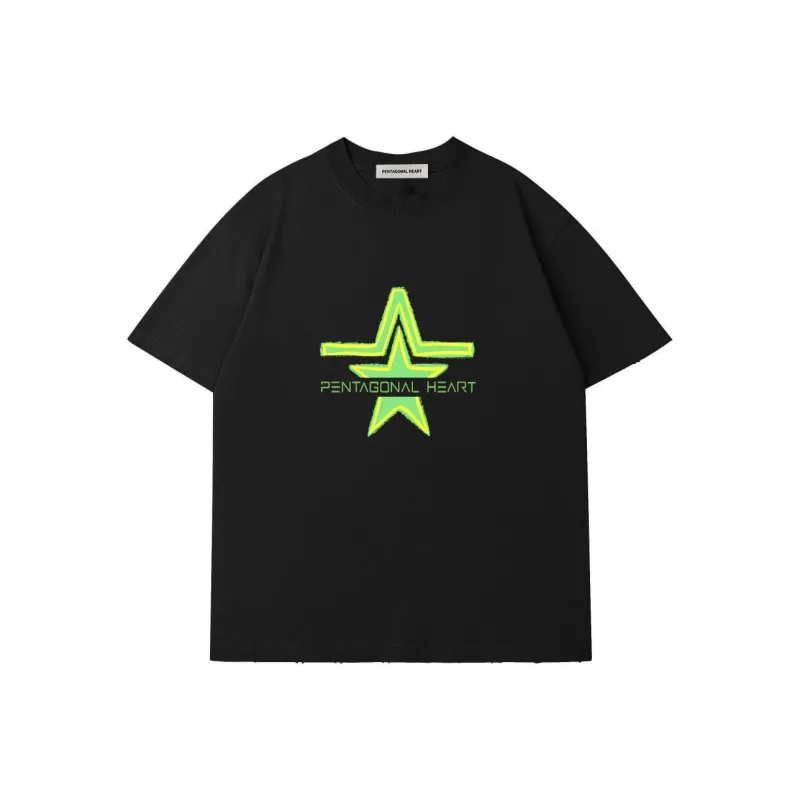PENTAGONAL HEART T Shirt Unisex-4