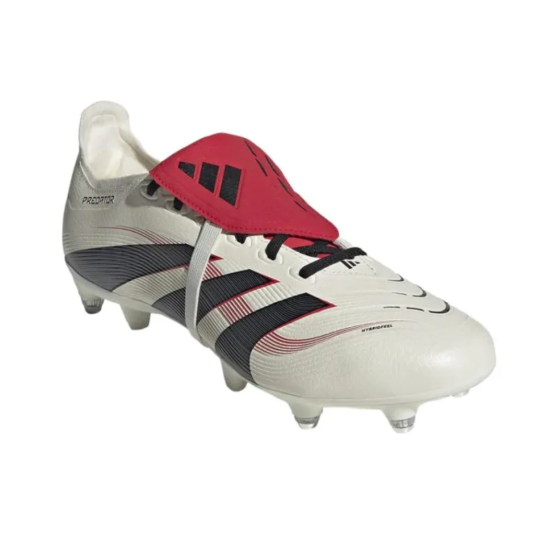 Adidas Predator League Fold Over Tongue Sg Off White Core Black Pure Ruby-2