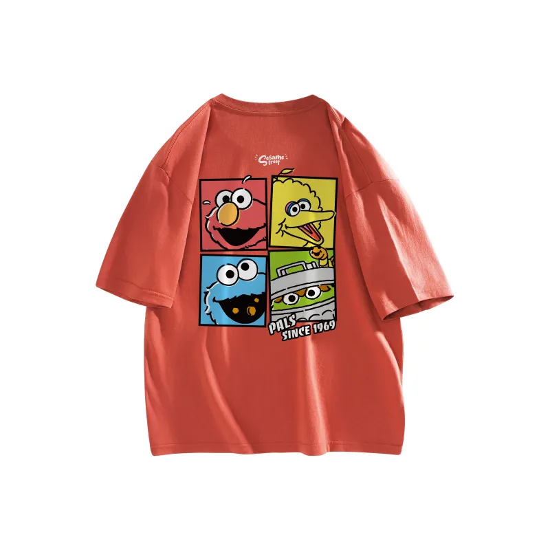 SESAME STREET T Shirt Long Sleeved Short Sleeved Optional Unisex-13