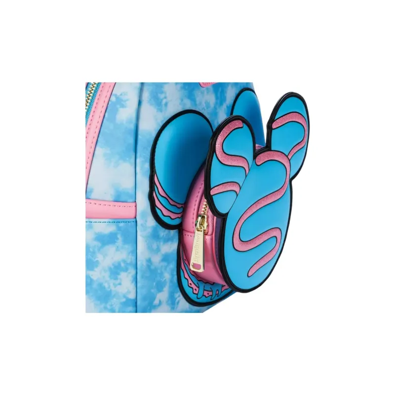 Disney Polyurethane Backpack Mini Unisex Blue-2