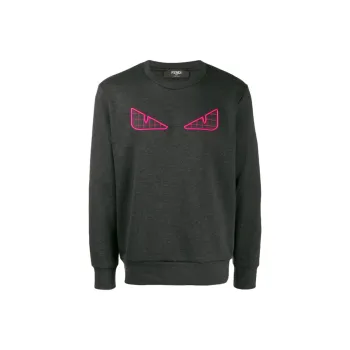 FENDI Sweatshirts Men Dark Gray