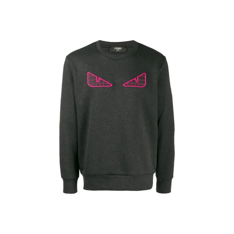 FENDI Sweatshirts Men Dark Gray-0