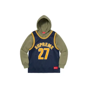 Supreme Basketball Jersey Hooded Sweatshirt