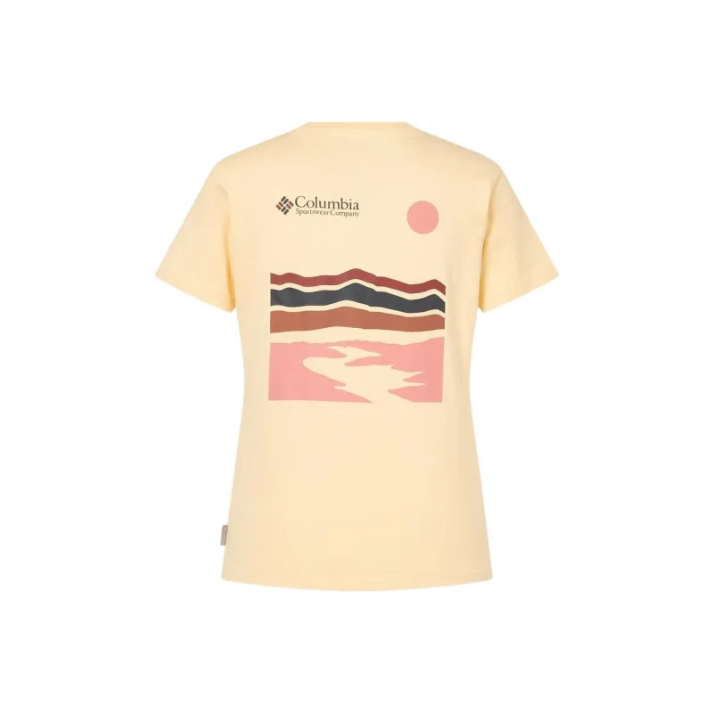 Columbia T Shirt Women's Yellow-1