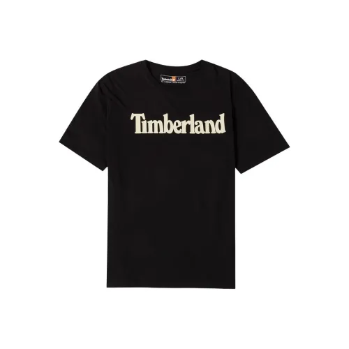 Timberland Drop Shoulder Sleeve T-Shirt Men's Black