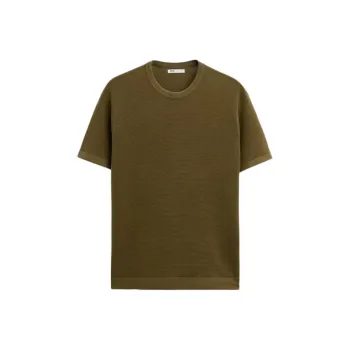 ZARA T-Shirts Men Olive Green