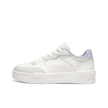 361° Slip Resistant Lightweight Breathable Low Top Skateboard Shoes Women's Feather White Chalk Purple