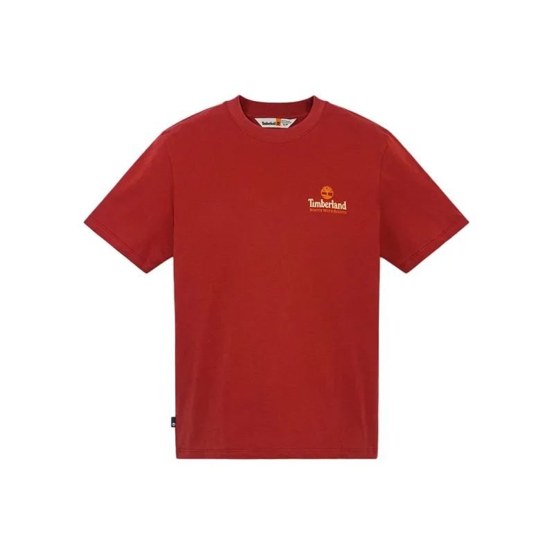 Timberland T Shirts Unisex Red-0