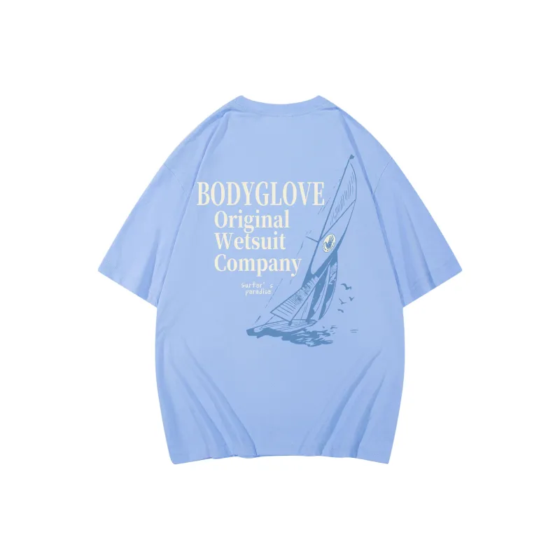 BODY GLOVE Drop Shoulder Sleeve T Shirt Unisex-8