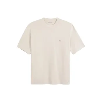 Abercrombie＆Fitch T Shirt Men's Milk Tea