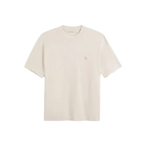 Abercrombie＆Fitch T Shirt Men's Milk Tea
