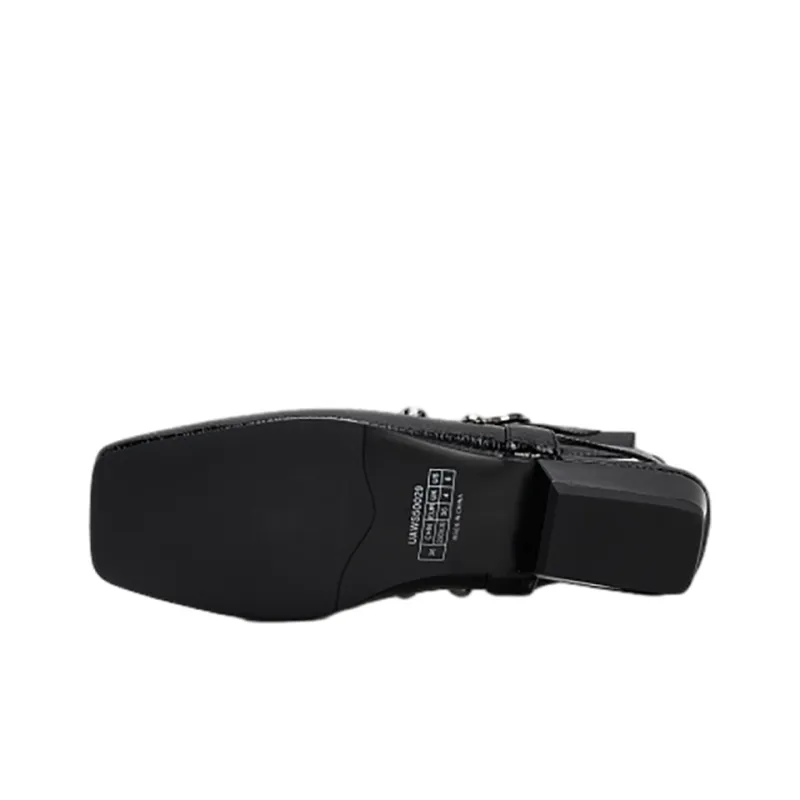 URBAN REVIVO Casual Single Shoes Women's Black-2