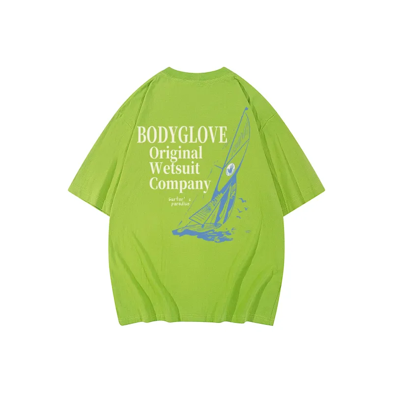 BODY GLOVE Drop Shoulder Sleeve T Shirt Unisex-28