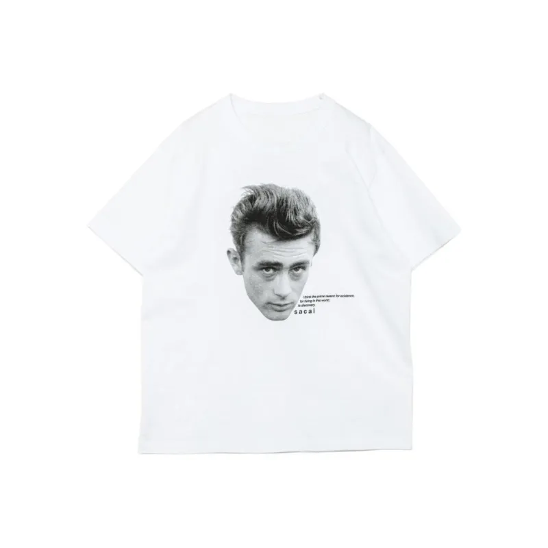 Sacai James Dean Graphic Printed Crewneck T Shirt-0