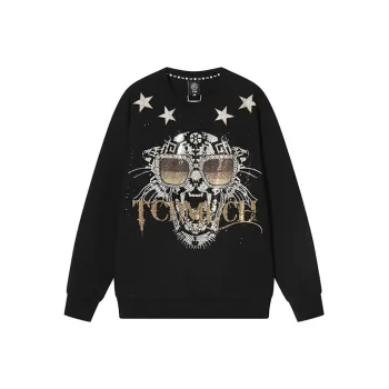 TCH Sweatshirts Unisex Black Base Gold Logo