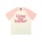 Cream Apricot & Light Pink