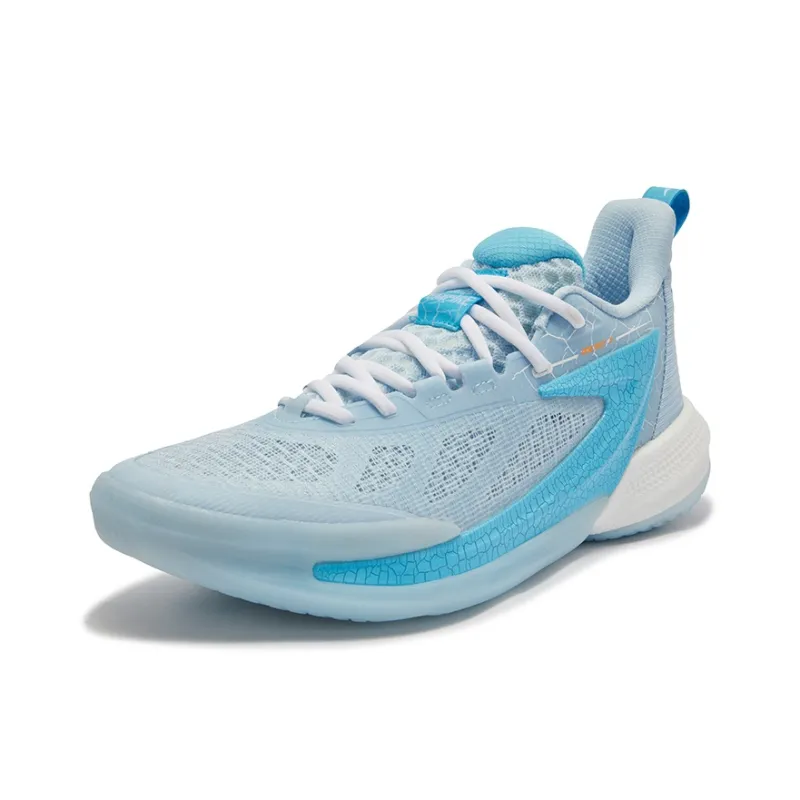 361° Anti Slip Wear Resistant Low Top Basketball Shoes Men's Glacier Blue-1