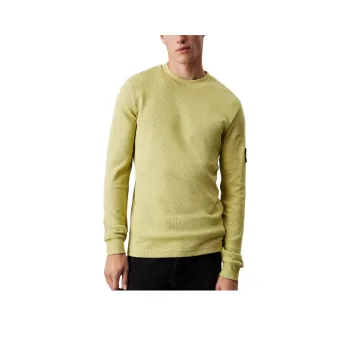 CALVIN KLEIN T Shirt Europe Version Men's Leek Green